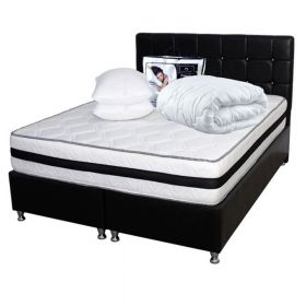 Set Saltea Memory foam Crin 160x200x25 plus 2 perne plus Husa hipoalergenica plus Pilota vara microfibra 180x200