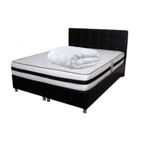 Set Saltea Memory Foam cu arcuri Azalee 140x200x25 plus pilota iarna microfibra 180x200