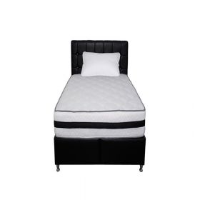 Set Saltea Super Lux Ortopedica 90x190x26 Iris plus 1 perna microfibra 50x70