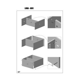 Comoda HM Lima KM2 alb