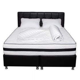 Saltea Lotus Forte Super ortopedic 180x200x30 plus 2 perne microfibra 50x70 plus Husa hipoalergenica