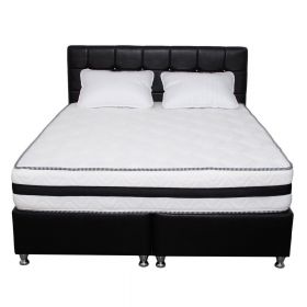 Set saltea Roza Super Lux Ortopedica 160x200x26 plus 2 perne microfibra 50x70