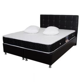 Set Saltea superortopedica Lux Praga 140x190 plus 2 perne microfibra 50x70