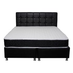 Set Saltea superortopedica Lux Praga 160x190 plus 2 perne microfibra 50x70