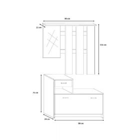 Set mobilier hol GN Filip stejar