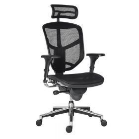 Scaun ergonomic mesh Enjoy negru Negru