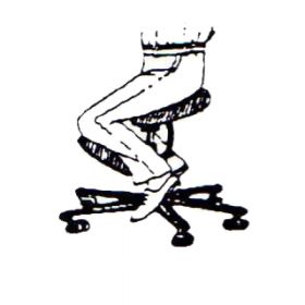 Scaun ergonomic OFF 093 negru Negru