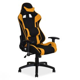 Scaun gaming SL Viper negru - galben Negru