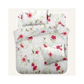 Lenjerie pat matrimonial creponata Rosemallow v. 1