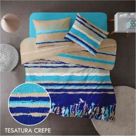 Lenjerie pat matrimonial creponata STARDUST V3