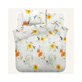 Lenjerie pat matrimonial creponata STARDUST V3