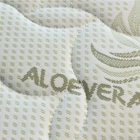 Saltea Superortopedica Optima Aloe Vera, cu plasa de arcuri, margine antilasare, sistem de aerisire 140x200x24 cm