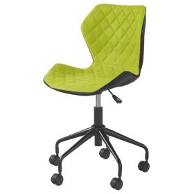 Scaun birou copii HM Matrix negru - verde