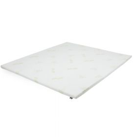Top saltea 160x200 spuma 7 cm, husa detasabila, tratata cu Aloe Vera