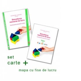 Set dezvoltarea memoriei de lucru: carte + mapa cu fise de lucru