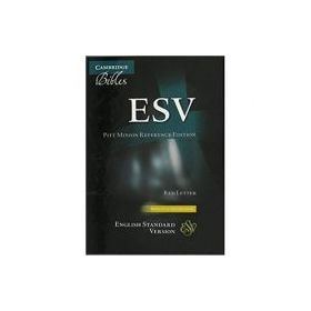 ESV Pitt Minion Reference Bible, Brown Calf Split Leather, Red-letter Text