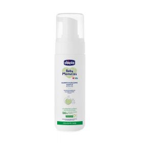 Sampon si balsam tip spuma Chicco Baby Moments Kids, 150ml, 0luni+