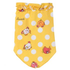 Bandana copii Chicco, jerse alb cu galben, 4433