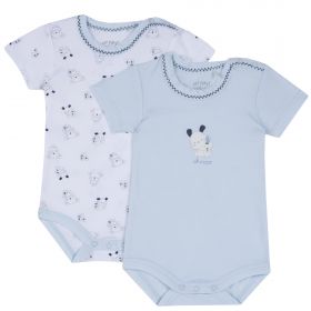 Body bebelusi Chicco, set 3 bucati, bleu, 11567