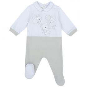Salopeta bebe Chicco, gri deschis, 02282