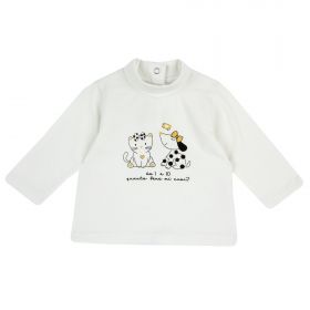 Bluza copii Chicco, alb, 01988-65MFCO