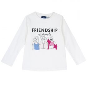 Bluza copii Chicco, alb cu roz, 01924-65CLT