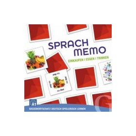 Sprachmemo Deutsch Einkaufen, Essen, Trinken Sprachspiel A1