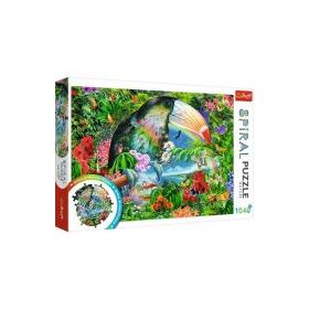 Puzzle spiral animale tropicale 1040 piese