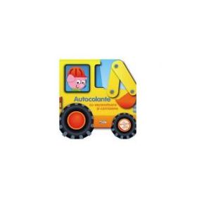 Autocolante cu excavatoare si camioane. Construieste vehicule cu autocolante