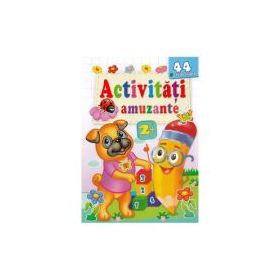 Activitati amuzante. Catelusul Mops 44 autocolante 2 ani+