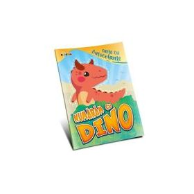 Carte cu autocolante. Numaram cu Dino