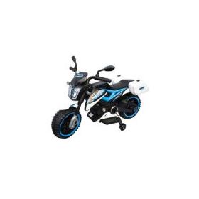 Motocicleta cu acumulator, 1 motor, 12V, 4A, albastru