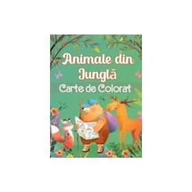 Animale din Jungla. Carte de Colorat