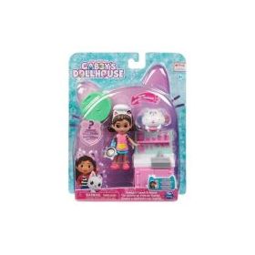 Set papusa 9. 7 cm cu pisicuta Bucataria lui Gabby, Gabbys Dollhouse