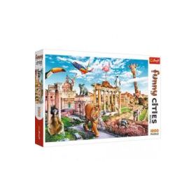 Puzzle 1000 piese. Orase amuzante Roma salbatica, Trefl