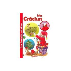 Carte de activitati cu 48 stickere: Mos Craciun
