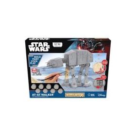 Macheta de asamblat, Star Wars, AT-AT Walker, cu 90+ piese din lemn + vopsea, pensula si adeziv inclus