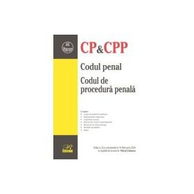 Codul penal. Codul de procedura penala. Editia a 32-a actualizata la 18 februarie 2024 - Petrut Ciobanu