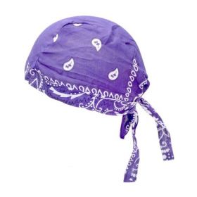 Fular unisex pe cap violet deschis