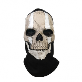 Masca de fata Fantoma Masca din latex Masca de Halloween Cosplay Ghost de la Call of Duty Masca de carnaval 4