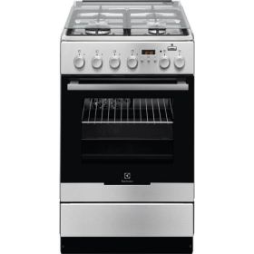 Aragaz Electrolux EKK54955OX, PlusSteam, Grill, Cuptor electric, 4 arzatoare