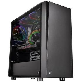 Carcasa Thermaltake Versa J21 Tempered Glass, Negru