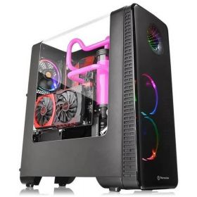 Carcasa Thermaltake View 28 RGB Riing Edition, Negru