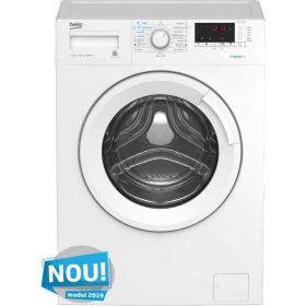 Masina de spalat rufe slim Beko WRE7512XWW SteamCure, 1000 RPM, 7 kg, Clasa A+++