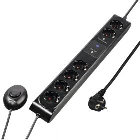 Prelungitor Hama Power Strip 108840, 6 prize, intrerupator