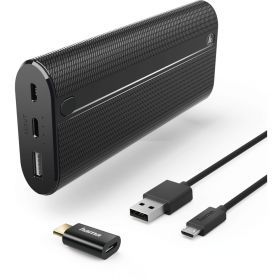 Acumulator extern Hama X13 178984, 13000 mAh, Negru
