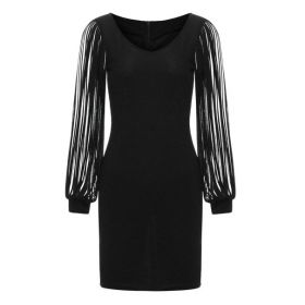 Rochie de seara cu paiete negru S