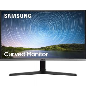 Monitor Curbat LED Samsung LC32R500FHRXEN, 32", Full HD, 1800R, FrameLess, FreeSync, Flicker Free, HDMI, Negru