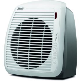 Aeroterma De'longhi HVY1030, 2000 W, Termostat reglabil, Treapta aer rece, Protectie supraincalzire, Protectie anti-inghet, Alb/Gri