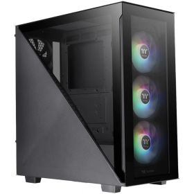 Carcasa Thermaltake Divider 300, aRGB, Mid-Tower, fara sursa, ATX, Negru